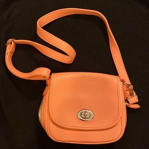 Cute coral shoulder purse!